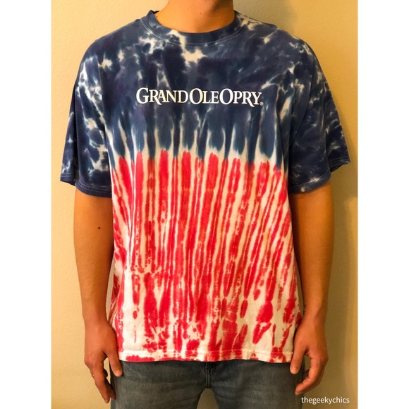 Vintage Grand Ole Opry Tie Dye t-Shirt - Picture 3 of 8